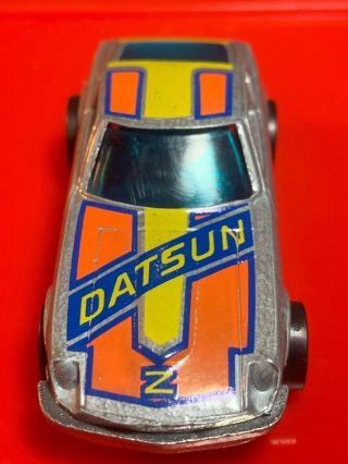 1976 Datsun Z Whiz Hot Wheels car toy Hot Wheel Datsun silver vintage diecast 7