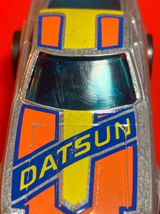 1976 Datsun Z Whiz Hot Wheels car toy Hot Wheel Datsun silver vintage diecast 8