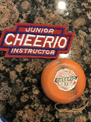 Vintage Duncan Practice Cheerio Tournament Yo - Yo And Patch