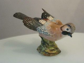 Stunning Vintage Beswick Porcelain Jay Model No1219 Bird Figure