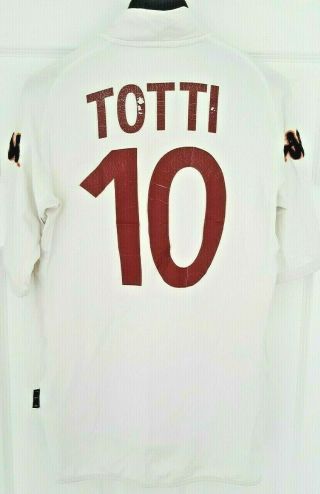 AS Roma Vintage 2002/2003 Football Shirt/Jersey - Francesco Totti 10 - Large 3