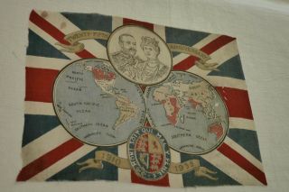 Small Old British Empire Vintage Union Jack Flag 6