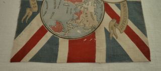 Small Old British Empire Vintage Union Jack Flag 7