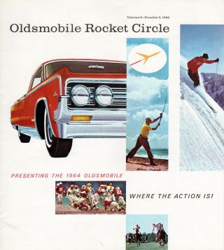1964 Oldsmobile Rocket Circle Vintage Sales Brochure