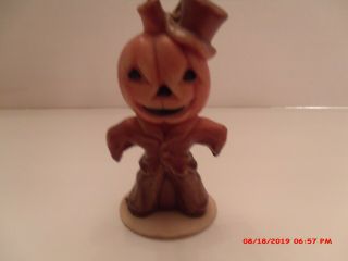Vintage Halloween Gurley Candle Jack O Lantern 1950 
