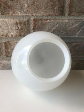Vintage BAR Milk Glass Globe Lamp Shade 6” Round Light Replacement 4