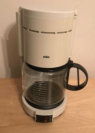 Vintage Braun 12 Cups Aromaster Type 4093 Coffee Maker Made In Germany