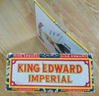 Vintage Cardboard Cigar Box King Edward the Seventh Mild Tobaccos Factory No TP 3