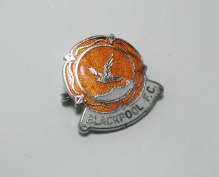 Blackpool Fc - Vintage Enamel Coffer Crest Badge.