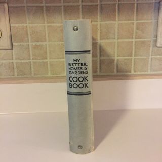 My Better Homes and Gardens Hardcover Vintage 1935 Cookbook 3 Ring 3
