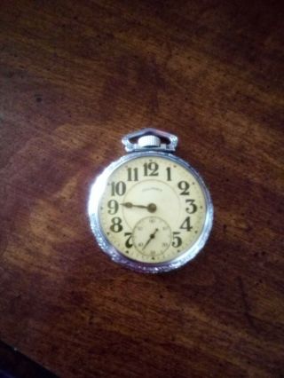 Illinois Bunn Special (parts Watch) 21 Jewel Antique Pocket Watch