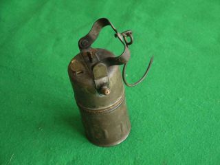 Old Vintage Miners Carbide Lamp The Premier Lamp Leeds Mining Pit Colliery