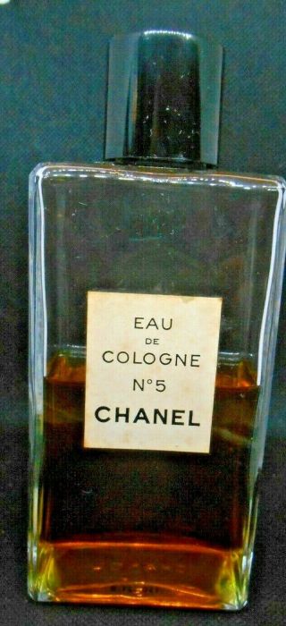 Vintage Chanel No.  5 Eau De Cologne Splash 8 Oz