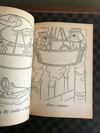 Vintage Hanna Barbera Top Cat Coloring Book - and Uncolored - Dated 1962 5