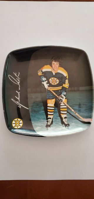 Mike Walton Boston Bruins Vintage Ash Tray/candy Dish From Italy