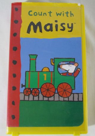 Count With Maisy Vhs 1999 Clamshell Case Vintage 1990s Educational Movie