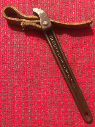 Vintage Ridgid No.  2 Strap Pipe Wrench 11.  5 " The Ridge Tool Co.