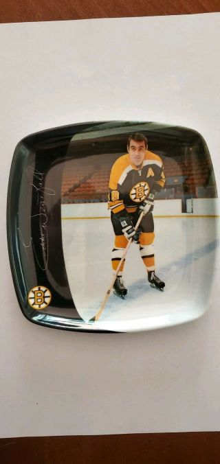 Eddie Westfall Boston Bruins Vintage Ash Tray/candy Dish From Italy