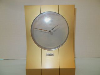 Rare Sunbeam Quartz Clock Vintage Retro Modern Atomic Style Floating Hands