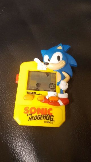 Sonic The Hedgehog Vintage 1991 Watch Game Tiger Electronics