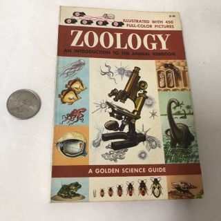 Zoology A Golden Science Guide Golden Press Paperback Book Vtg 1962