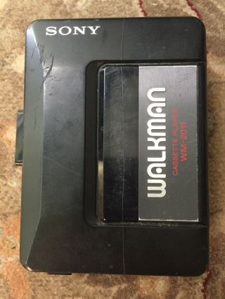 Vintage Sony Walkman Cassette Tape Player Wm - 2011 - Not