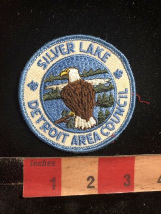 Vtg Boy Scouts Patch Silver Lake Detroit Area Council O98d