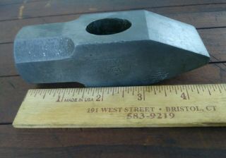 1 Lb 14 Oz Stanley Cross Peen Pien Hammer Head Vintage Blacksmith Tool