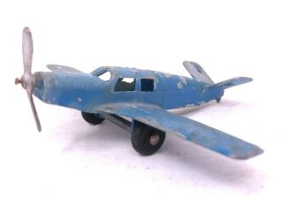 Vintage 1950s Tootsietoy Beechcraft Bonanza Airplane Aircraft Toy 3 1/2 " Long