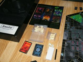 Vintage 1995 ATMOSFEAR The Harbingers VHS Board Game by Mattel cards 3