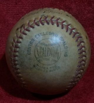 VTG Spalding Official League Baseball MEXICAN LEAGUE Ball 3