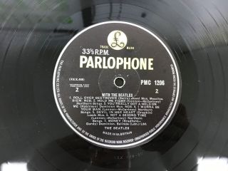 Parlophone With The Beatles Mono Vintage Double Sided 12 