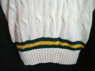 Vintage Adidas Pakistan wool Cricket jumper 5