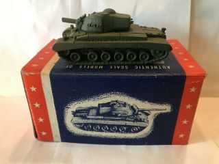 Vintage Ww Ii Cast Iron Authenticast Us M - 45 Tank 5178 Mib