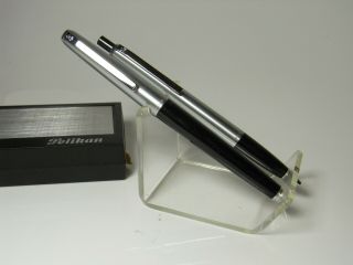 NOS vintage PELIKAN EP 474 fountain pen M nib & ballpoint pen & box 7
