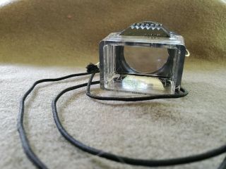 vintage rectangular NIKON lupe LOUPE magnifier w/ lanyard MADE IN JAPAN photos 3
