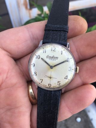 Vintage Omikron 17 Rubis Watch Orologio Montre Uhren