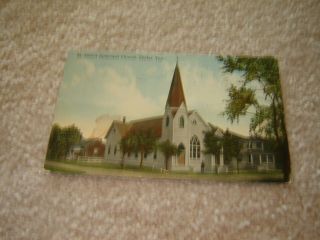 Vintage Postcard Tx Texas Taylor St James Episcopal Church Williamson County