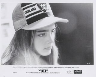 1978 Vintage Press Photograph Brooke Shields - " Tilt "