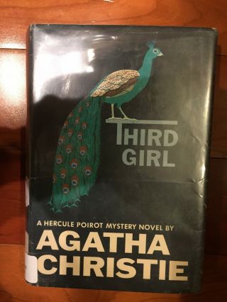Third Girl Agatha Christie Hardcover Dust Jacket Vintage Book 1967