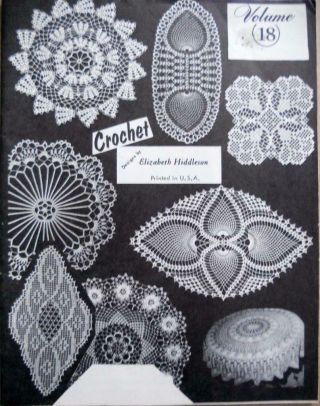 Vintage Patterns Crochet Designs By Elizabeth Hiddleson Volume 18 1979