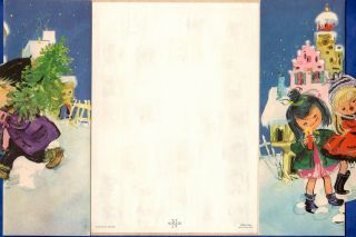 Vintage Norcross Advent Christmas Calendar West Germany German 2
