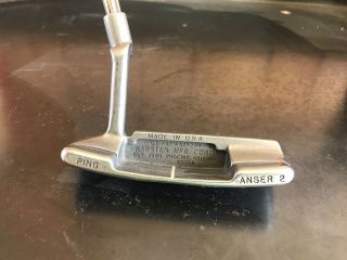 Vintage Ping Anser 2 Putter 36” Karsten Ping Golf Putter Stainless Rare