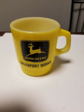 Vintage John Deere Davenport Anchor Hocking Coffee Mug,  Collectible
