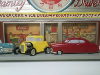 Vintage Coca Cola Family Diner Drive In Clock Burwood USA great 6