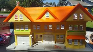 Vintage 1988 Matchbox Oh Jenny House Play Set Complete With Furniture And Dolls