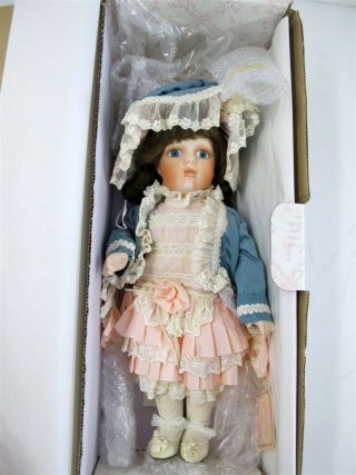 Vintage Maryse Nicole " Porcelain Doll Franklin Heirloom 16 "