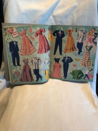 Vintage Rare 1946 Teen Town 3443 Paper Dolls By Merrill 6