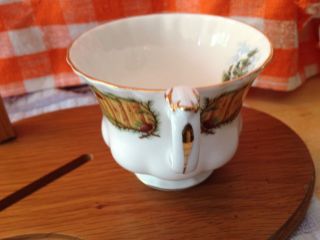Vintage Footed Cup & Saucer Bone China ROYAL ALBERT 