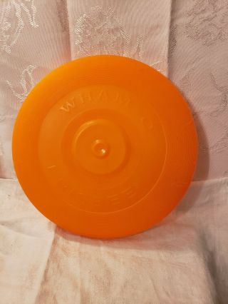 Vintage 1966 Play Catch - Invent Games Wham - O 9 " Frisbee - Orange